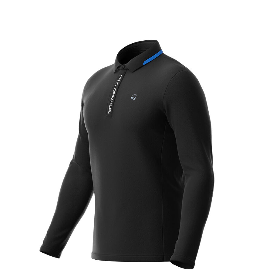 日本産】 Taylormade ポロシャツ 黒L テーラーメイド