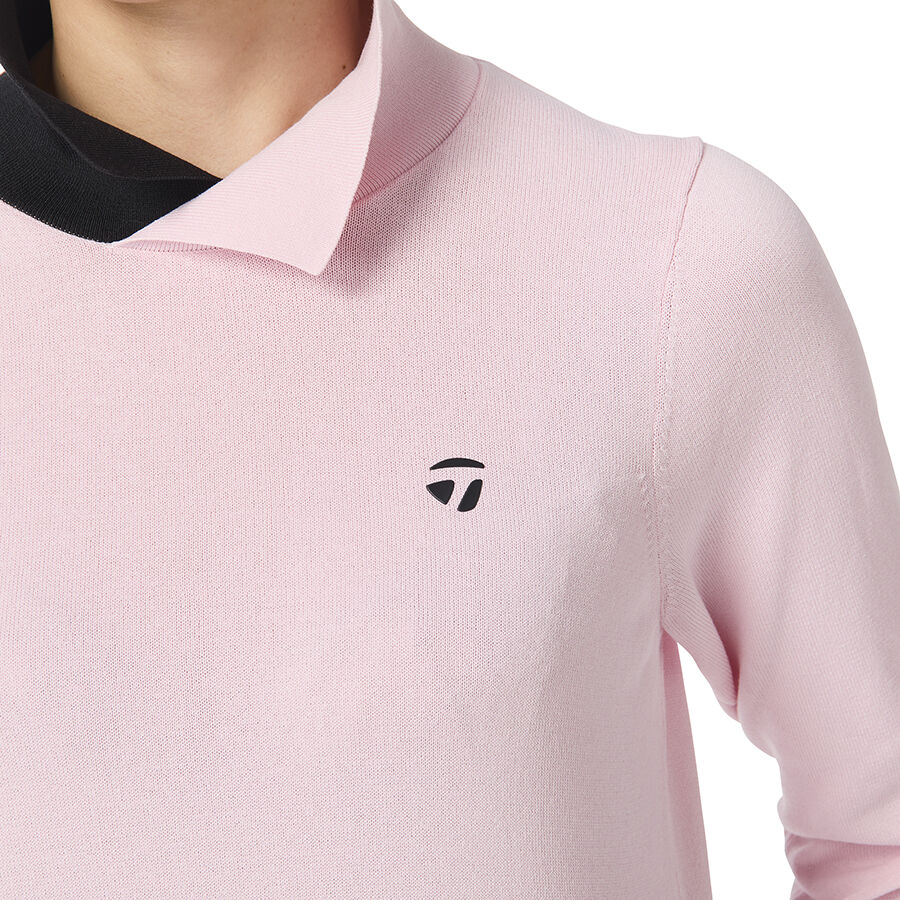 ウィメンズ】アシンメトリーモックセーター｜APPAREL | TaylorMade Golf | テーラーメイド ゴルフ公式サイト