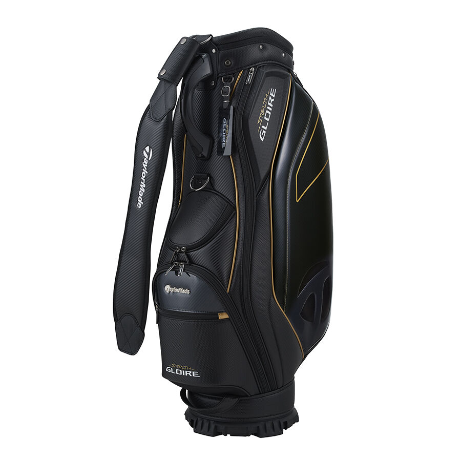 TaylorMade ゴルフバッグ・キャディバッグ 黒/金 （ステルス グローレ 