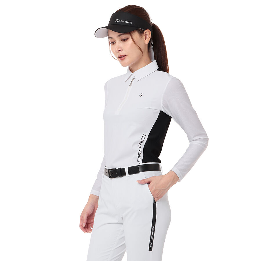 ウィメンズ】アシンメトリーL/Sポロ｜APPAREL | TaylorMade Golf | テーラーメイド ゴルフ公式サイト