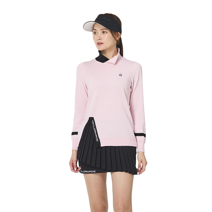 ウィメンズ】アシンメトリーモックセーター｜APPAREL | TaylorMade Golf | テーラーメイド ゴルフ公式サイト
