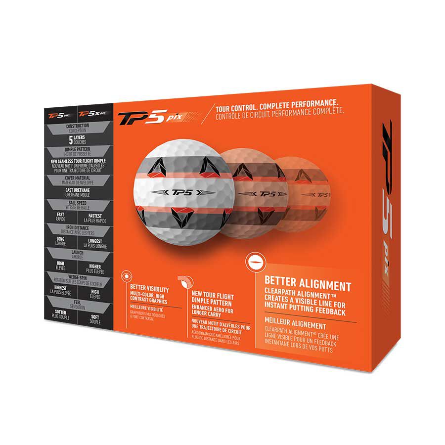 【正規取扱店】 Golf TaylorMade | ボール pix TP5 | ゴルフ公式 テーラーメイド ラウンド用品・アクセサリー