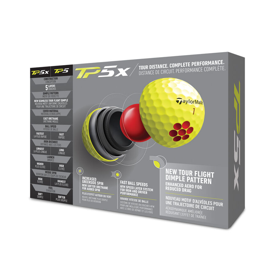 TP5x イエロー ボール | TaylorMade Golf | テーラーメイド