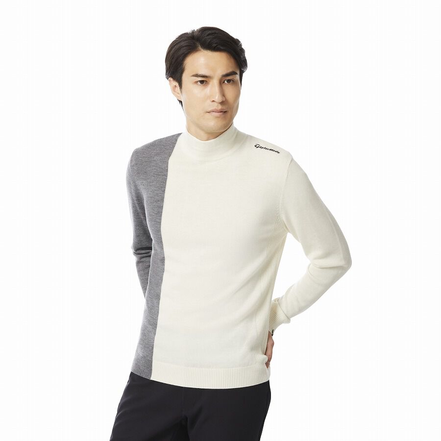 美しい Taylormade Golf モックネックウールセーター - APPAREL - メンズウェア