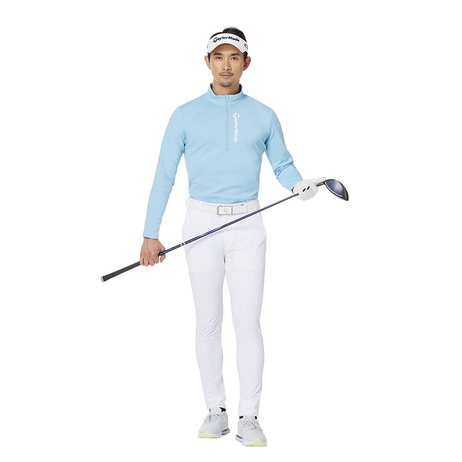 TaylorMade テーラーメイド ハーフジップ 半袖シャツ ゴルフ