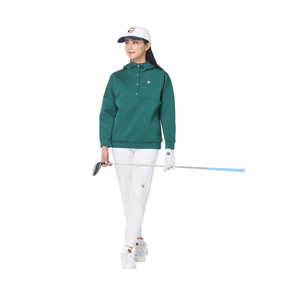印象のデザイン ウィメンズ】スウェットボタン フーディ｜APPAREL TaylorMade | レディースウェア