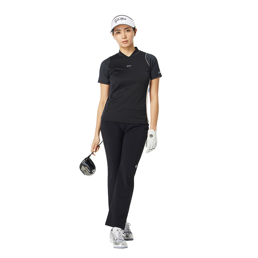 TAYLORMADE T-ICE サイドスナップ バイカラー(白)size：L