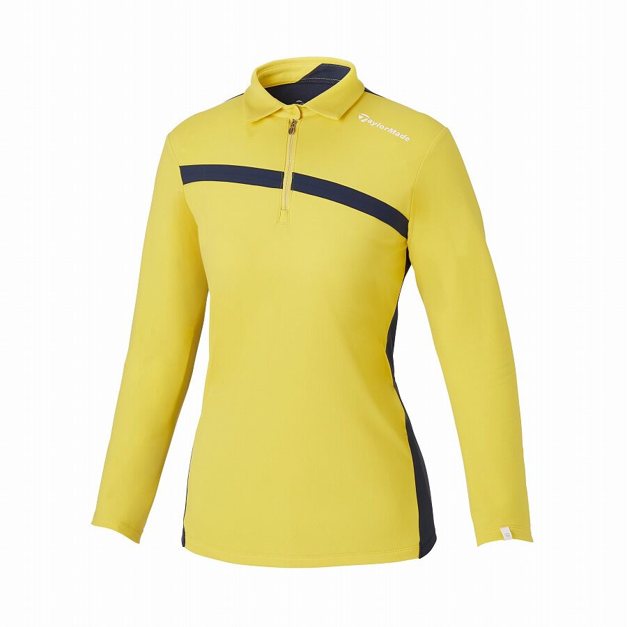Taylormade Golf - APPAREL - ブラッシュドL/Sハーフジップポロ