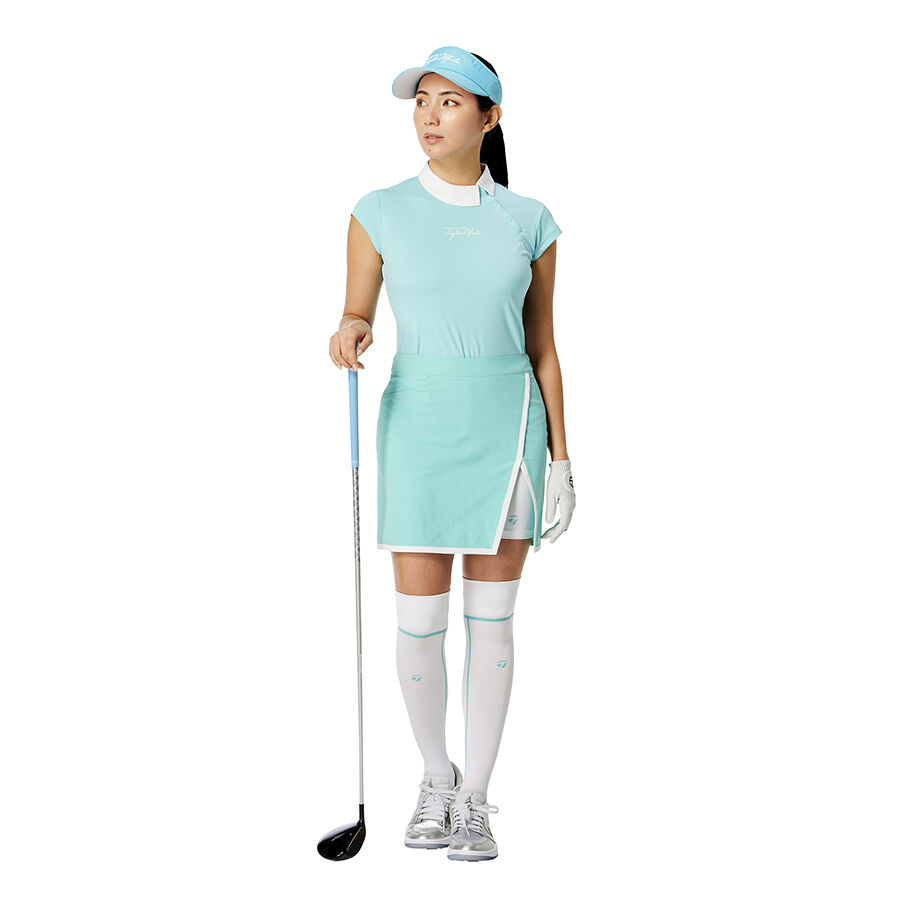 テーラーメイド　ミントグリーン ポロシャツ TaylorMade テーラーメイド 半袖ポロシャツ ミントグリーン