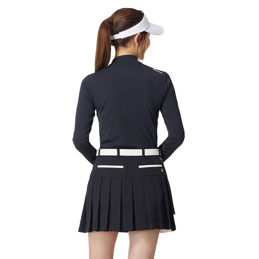 ウィメンズ】 コントラストネックL/Sモック｜APPAREL