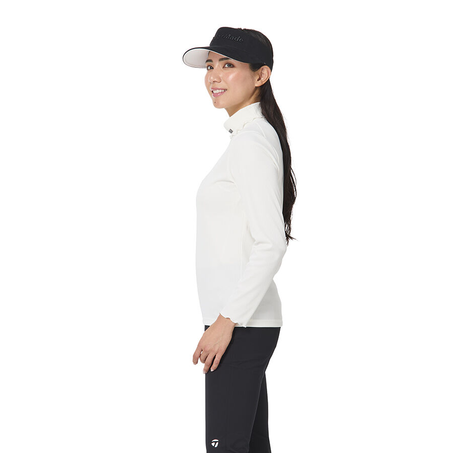 ウィメンズ】クラブ TM フリル L/S モック｜APPAREL