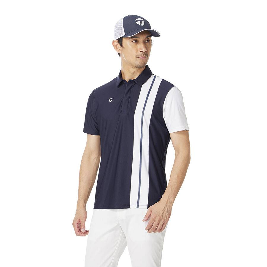 TaylorMade×UNITED ARROWS ショートレングスS/Sポロ カラーブロックS/S
