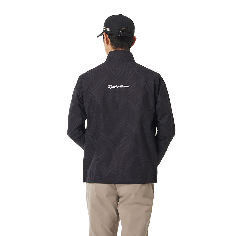 TaylorMade 黒 ジップアップジャケット TaylorMade 黒 ジップアップジャケット ゴルフ ウェア