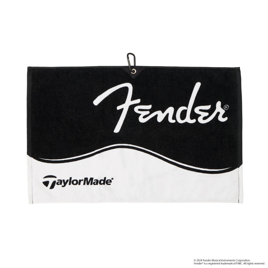 TaylorMade - TM×ORBR カートタオル FENDER×TM PRINT TOWEL SPAGHETTI LOGO｜ACCESSORY | TaylorMade