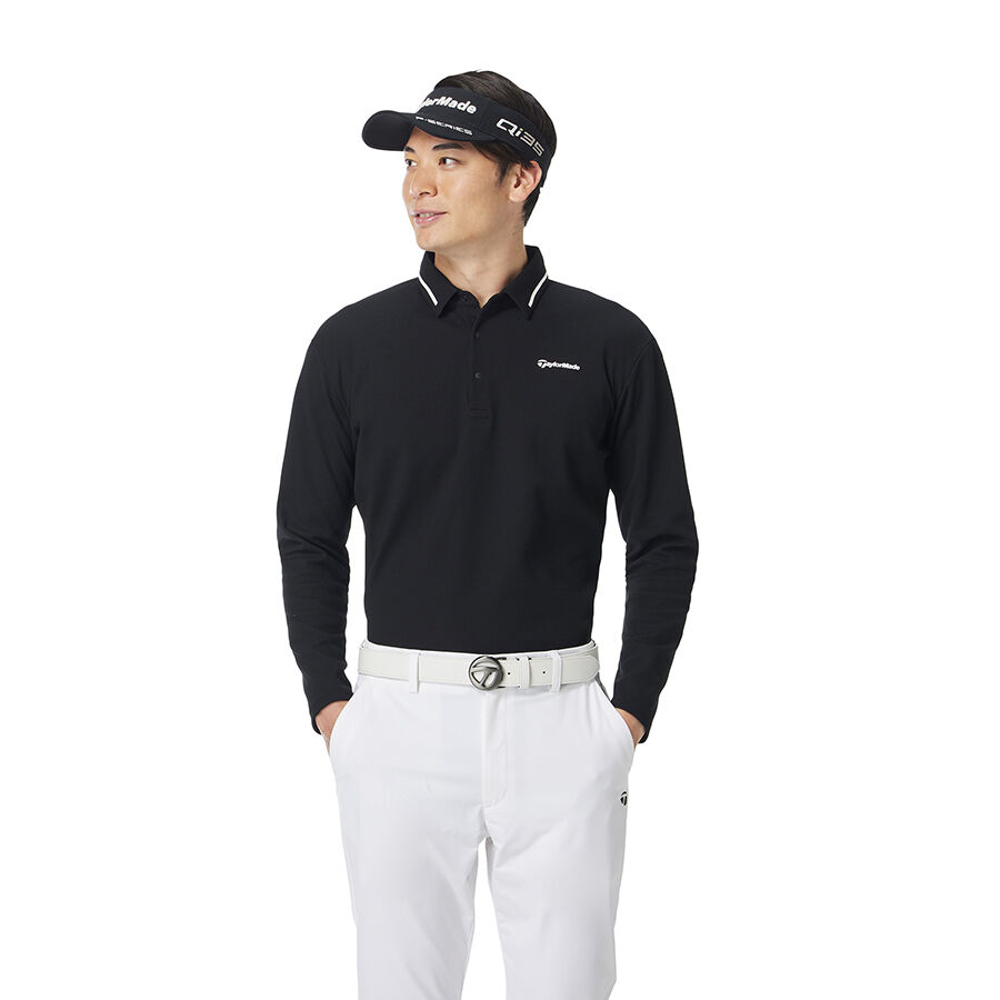 人気Taylormade テーラーメイドゴルフウェア メンズ 長袖Tシャツ春秋 TaylorMade テーラーメイド ゴルフウェア 長袖シャツ グリッド