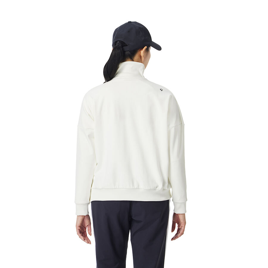 TaylorMade T-HEAT 長袖アウター L ホワイト Ws】T-HEAT ハーフジップスウェットプルオーバー｜APPAREL