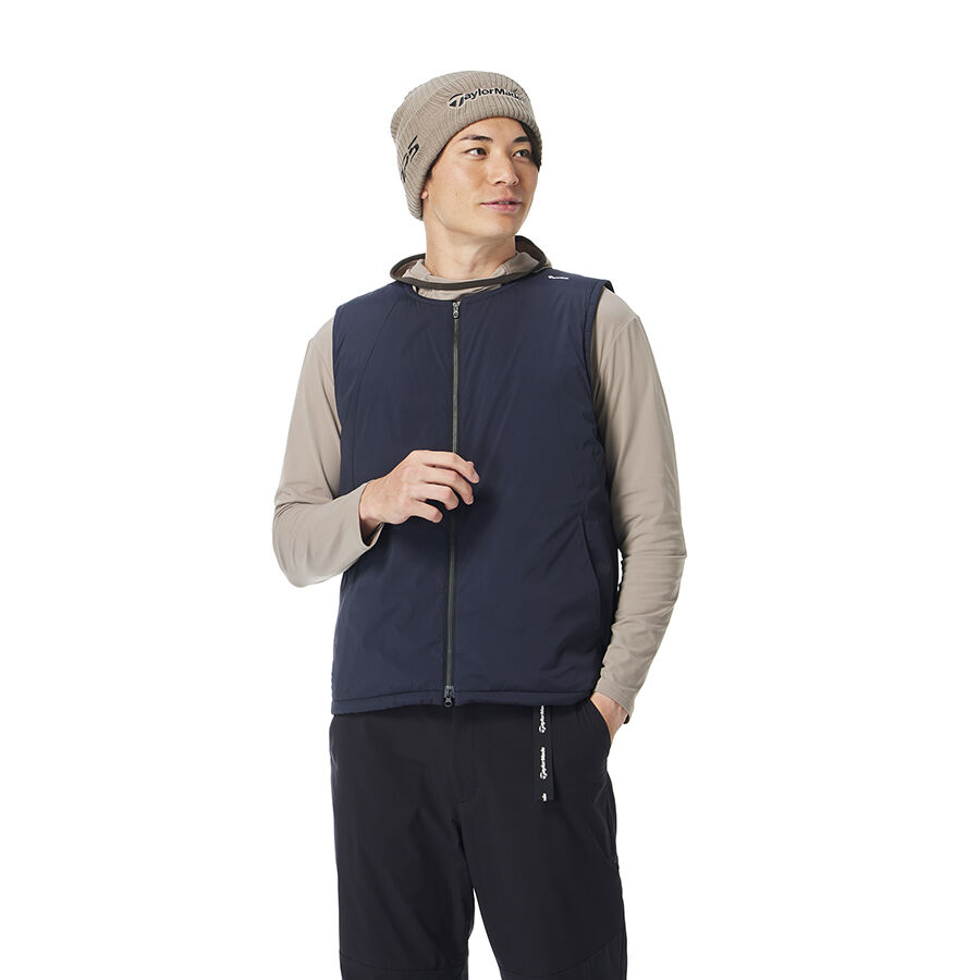 テーラーメイド ゴルフ ネイビー 冬 保温ベスト メンズ М レイヤリングコンセプトインサレーテッドベスト｜APPAREL | TaylorMade
