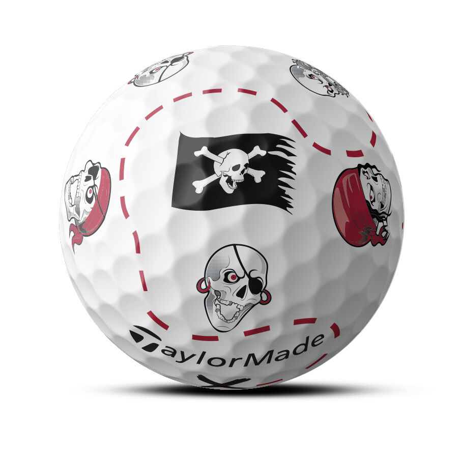 TaylorMade TP5x 限定 海賊デザイン ゴルフボール２ダース 限定品】TP5/TP5x pix Pirates