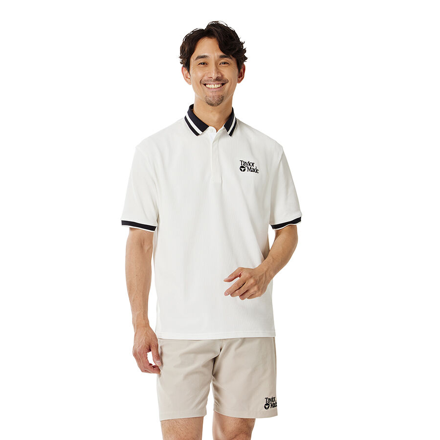 新品〈TaylorMade〉メンズ　HTラインドメッシュ　半袖ポロ　サイズXO 新品〈TaylorMade〉メンズ HTラインドメッシュ 半袖ポロ サイズXO 新品