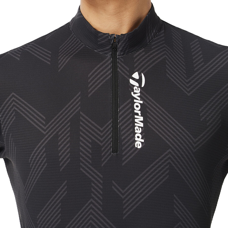 TaylorMade トップス TコントロールグラフィックL/Sジップモック｜APPAREL | TaylorMade