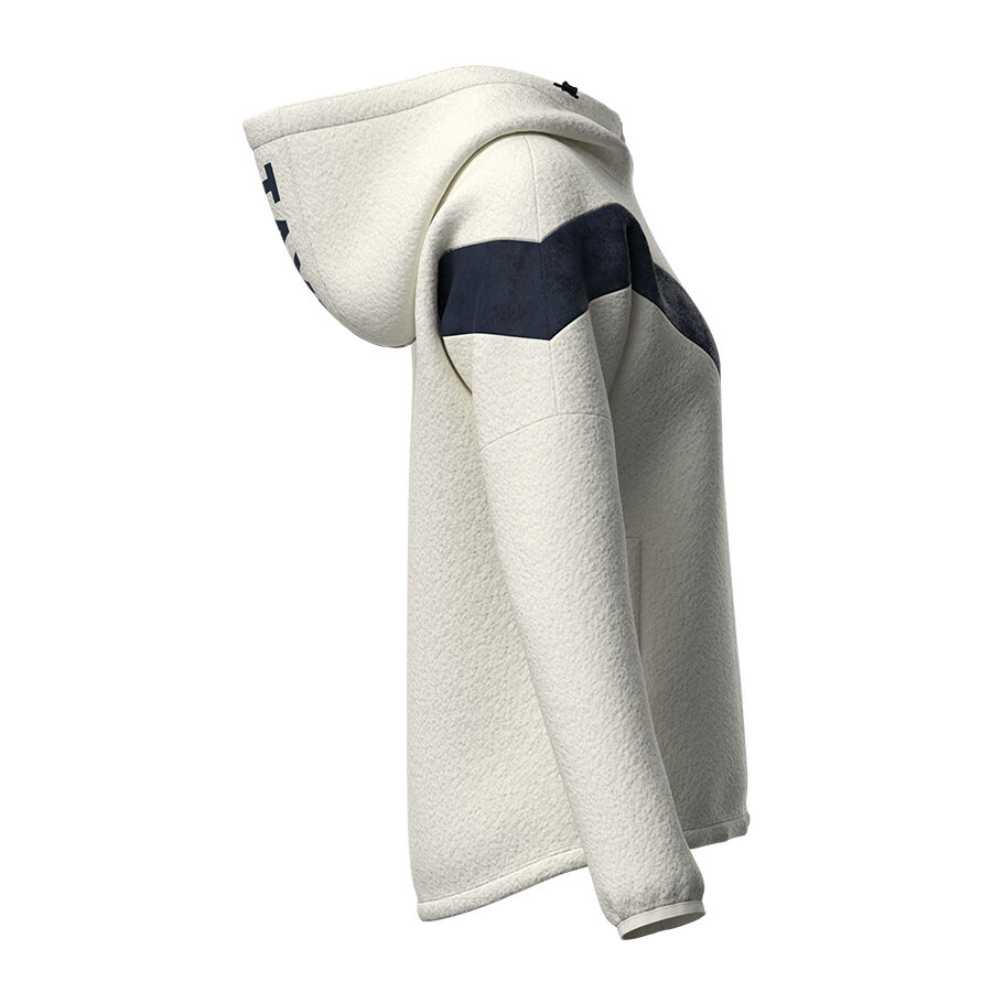 本物⭐︎アニューゴルフ⭐︎フリースフード付きボアレディースオフホワイト adidas（アディダス） スリーストライプス ボアフリース 3P