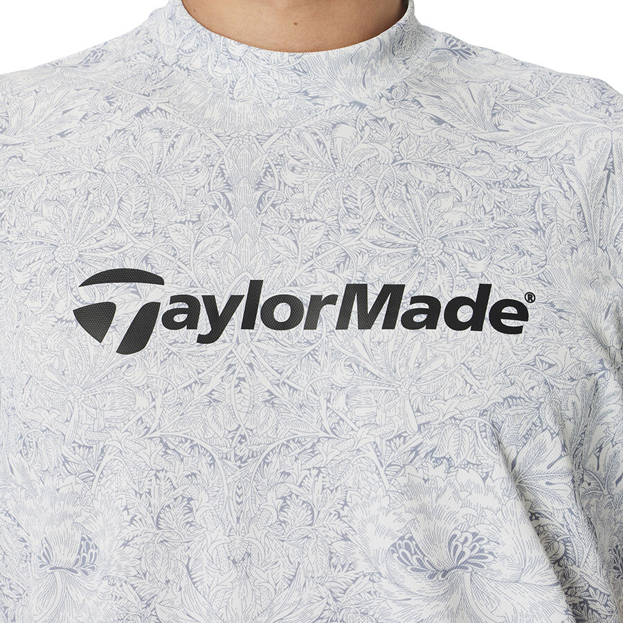 TaylorMade ホワイト 厚手冬素材カットソー、バックプリント TaylorMade ホワイト 厚手冬素材カットソー、バックプリント 良い
