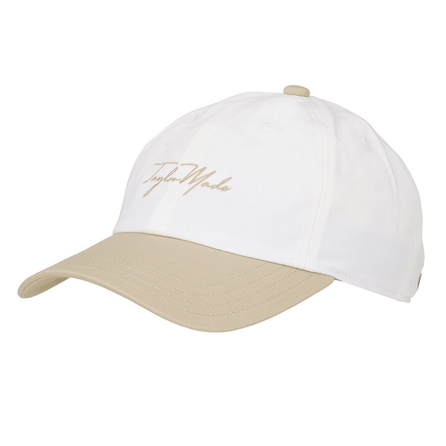 サプライヤー キャップ白 Ws】スクリプトロゴ バイカラーキャップ