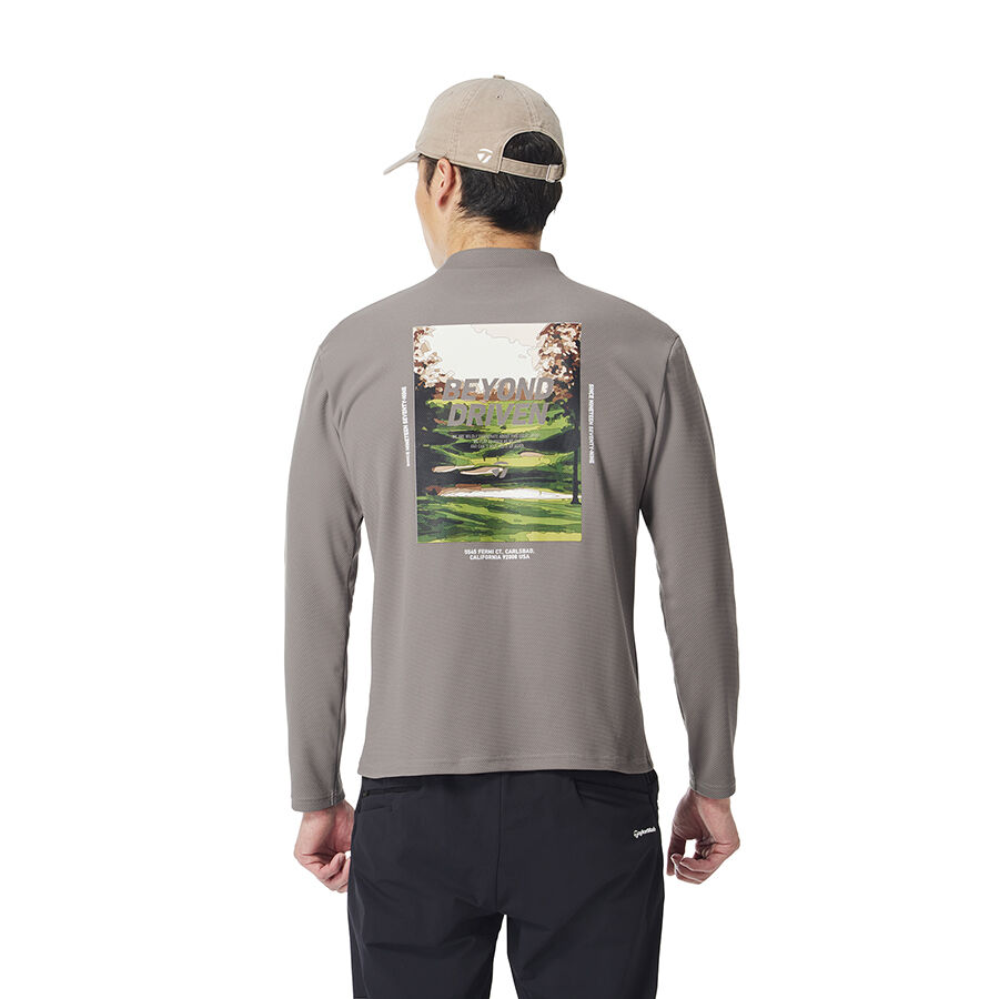 バックプリント L/S モック｜APPAREL | TaylorMade Golf