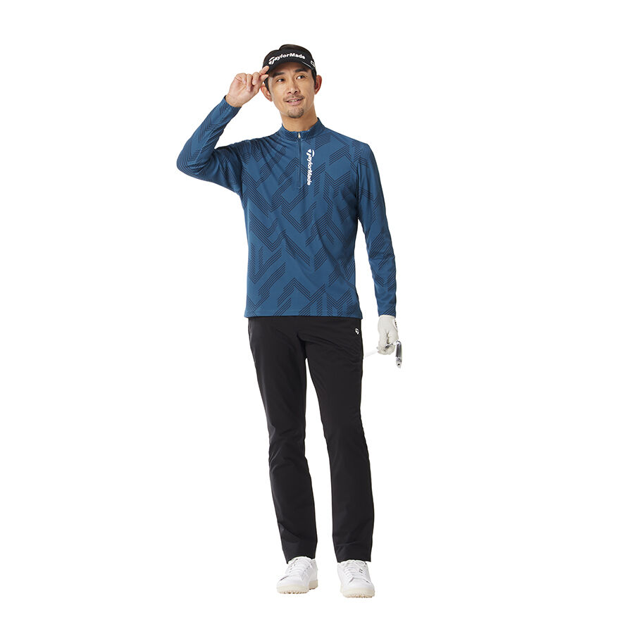 TコントロールグラフィックL/Sジップモック｜APPAREL | TaylorMade