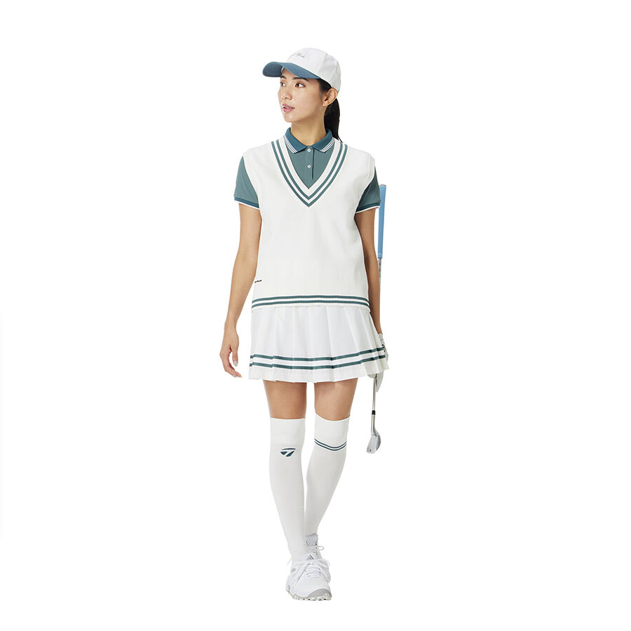 Ws】Vネックラインドセーターベスト｜APPAREL | TaylorMade Golf