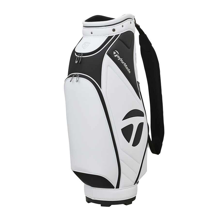 TaylorMade キャディバッグ ホワイト × ブラック TaylorMade（テーラーメイド） ゴルフ トゥルーライト キャディバッグ