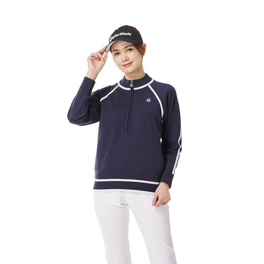 Ws】ラインドハーフジップセーター｜APPAREL | TaylorMade Golf