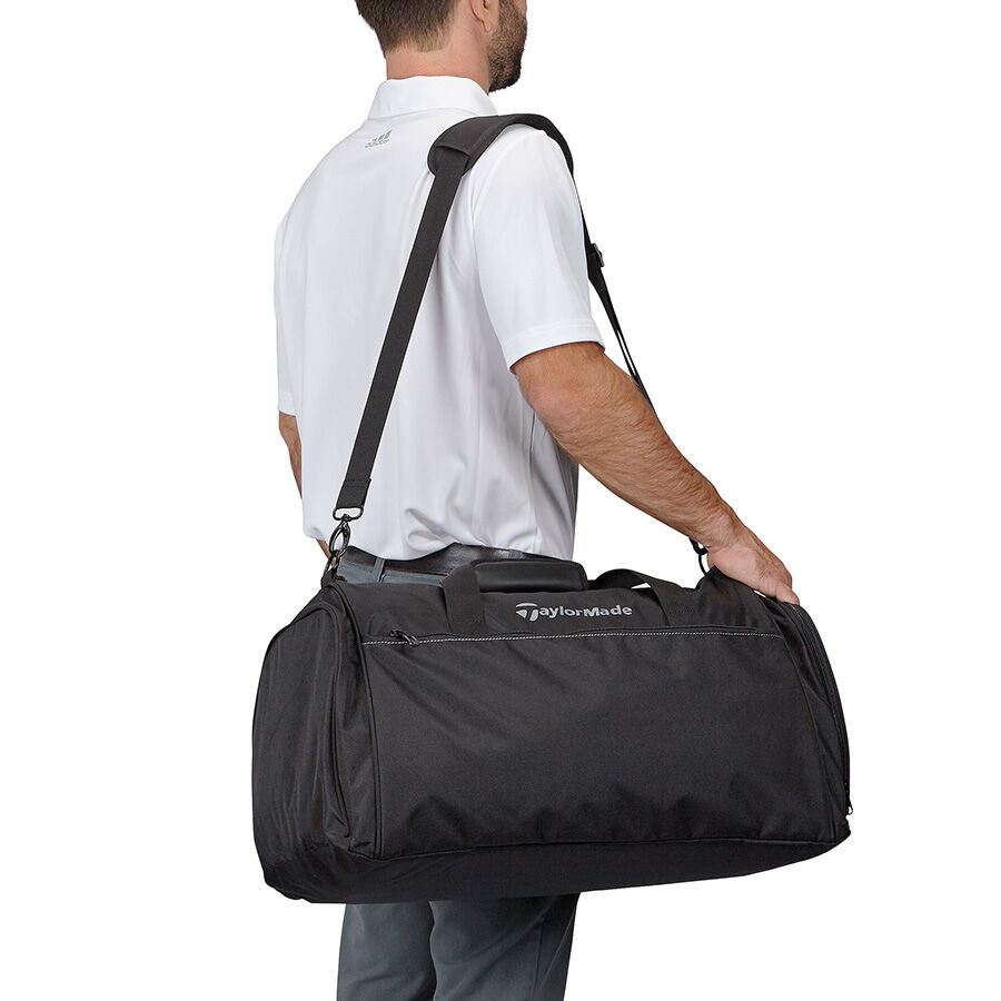 TaylorMade ブラックダッフルバッグ Performance Duffle Bag