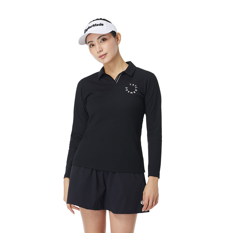 【TaylorMade/テーラーメイド】サークルロゴL/S ポロシャツ Ws】サークルロゴL/Sポロ｜APPAREL | TaylorMade Golf