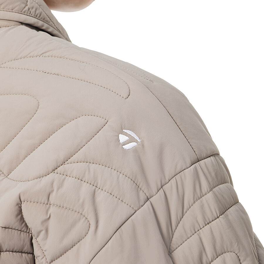 TaylorMade キルティングジャケット ベージュ Ws】インサレーテッドキルトジャケット｜APPAREL | TaylorMade Golf