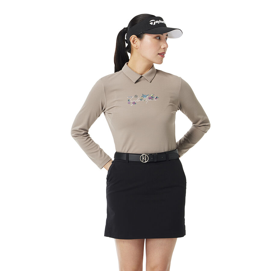 Ws】TコントロールフラワーロゴL/Sポロ｜APPAREL | TaylorMade Golf