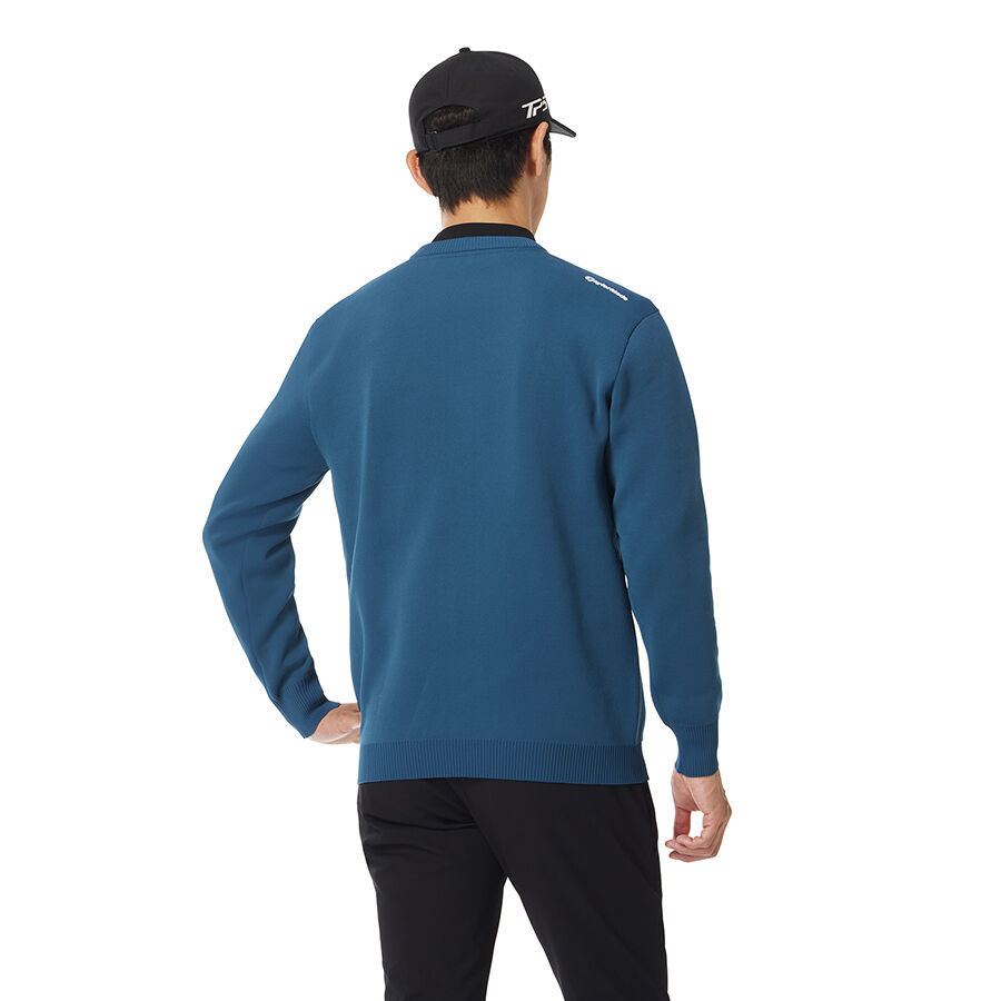 TaylorMade 青 長袖セーター ダブルフェイスセーター｜APPAREL | TaylorMade Golf | テーラーメイド