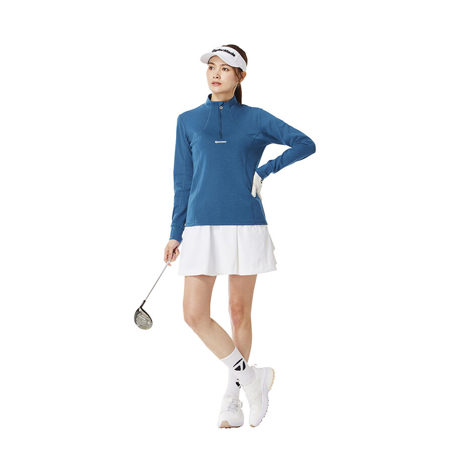 【新品タグ付】 ゴルフウェア 上下セット長袖ハーフジップ＆スカートS Ws】ハーフジップL/Sモック｜APPAREL | TaylorMade Golf