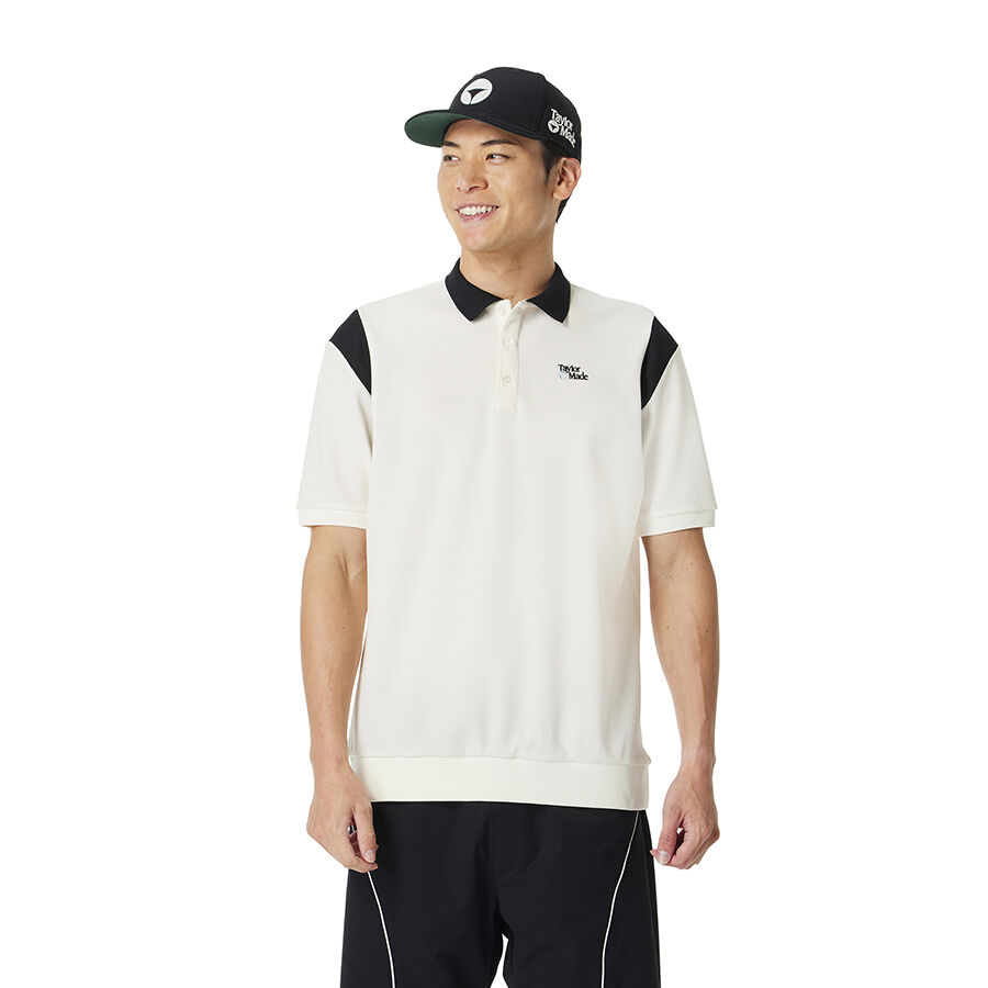 【美品】TaylorMade HT ラインドメッシュ S/S ポロ　Ｌ ユニセックス】HT ブロック S/S ポロ｜APPAREL | TaylorMade Golf