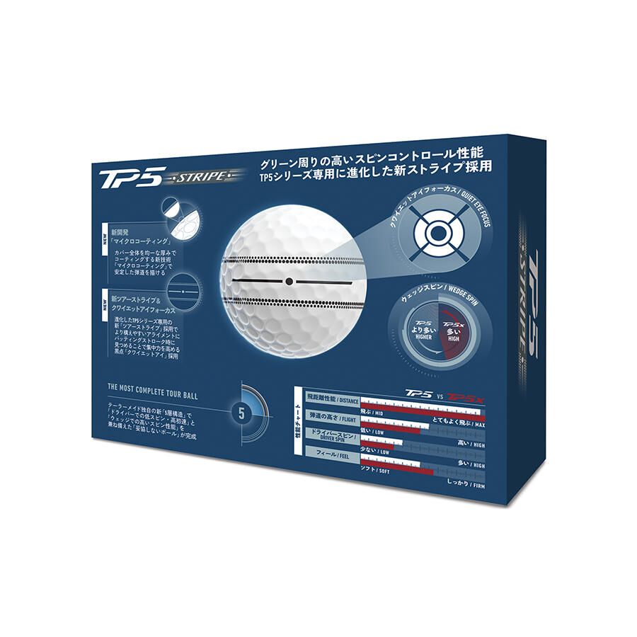 TM26 TP5 ストライプ ボール | | TaylorMade Golf | テーラーメイド