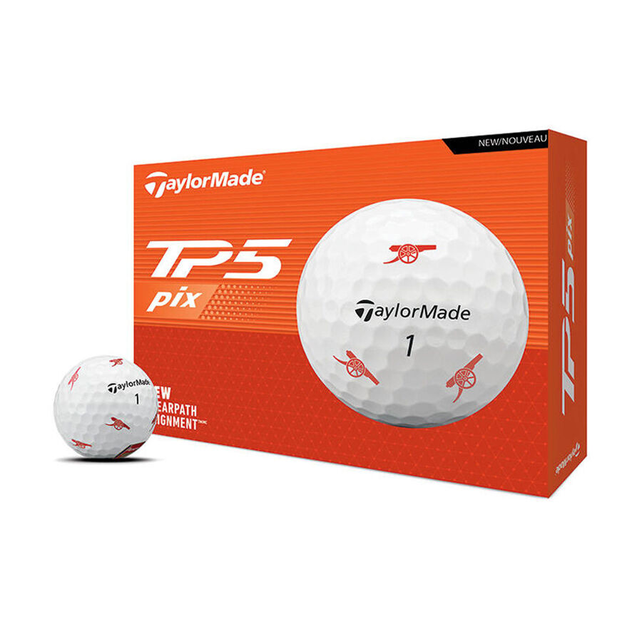 NEW TP5 pix Arsenal ボール | NEW TP5 pix Arsenal Ball | TaylorMade