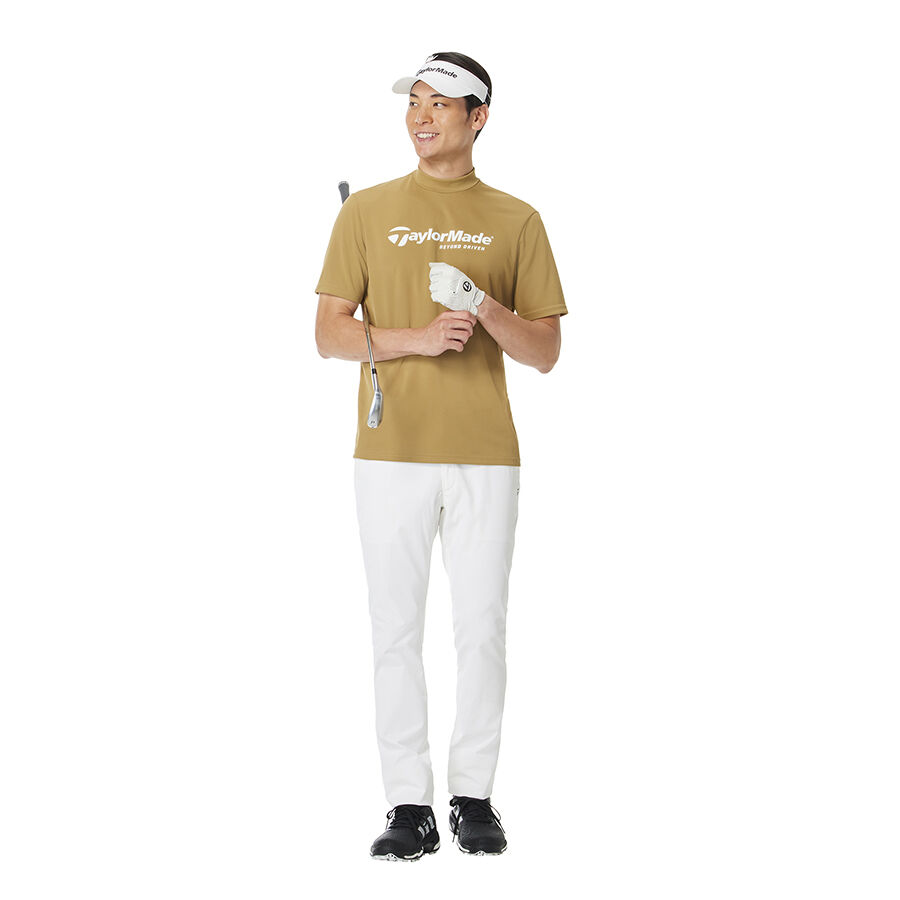 新品　レディース　モック　セーター　ブラウン　S テーラーメイド BD S/Sモック｜APPAREL | TaylorMade Golf | テーラーメイド ゴルフ