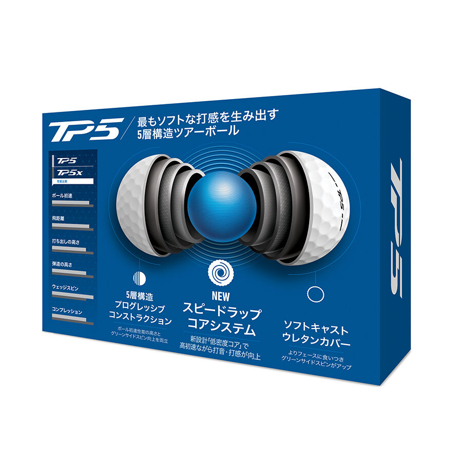NEW TP5 ボール | TMJ24 TP5 | TaylorMade Golf | テーラーメイド
