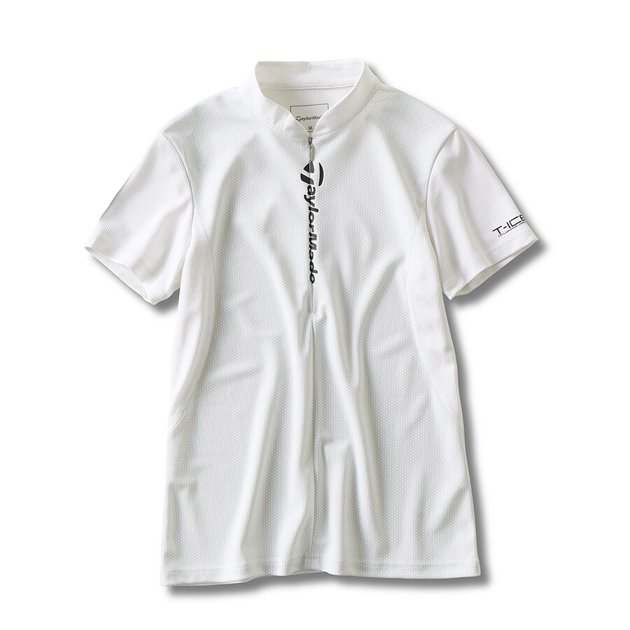 【新品・未開封】T-ICE T-AIR ソークールS/Sモック Ws】T-ICE T-AIR ソークールS/Sジップドモック｜APPAREL | TaylorMade