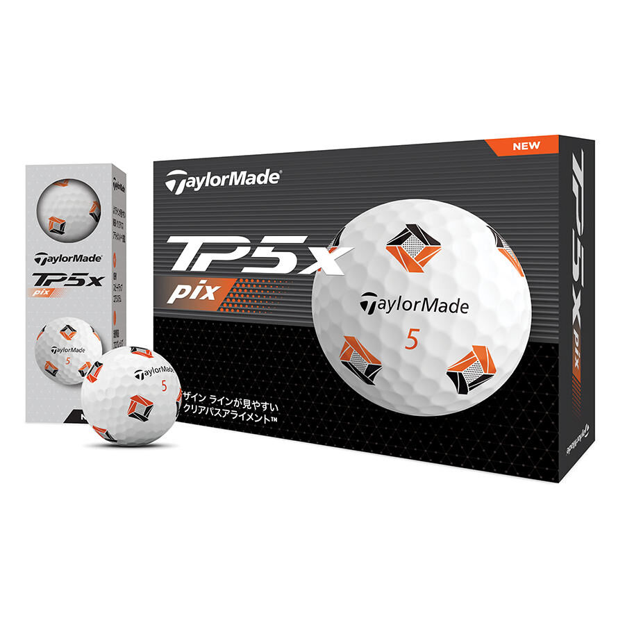 NEW TP5x Pix ボール | TMJ24 TP5x pix3.0 | TaylorMade Golf