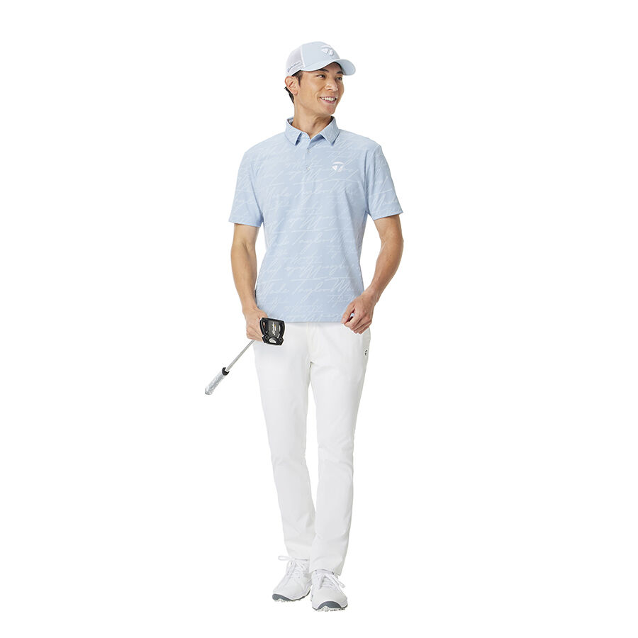 スクリプトジャガードS/Sポロ｜APPAREL | TaylorMade Golf
