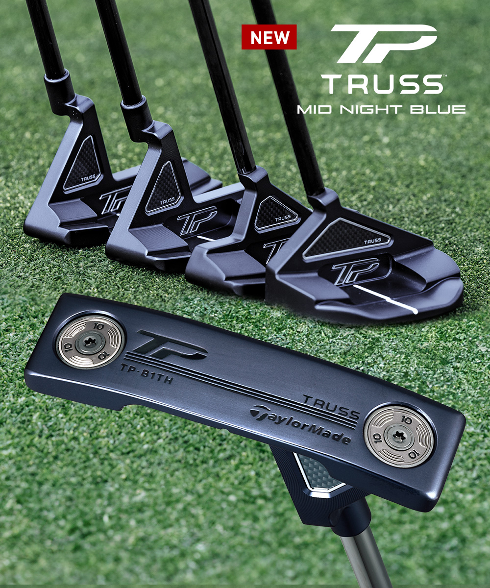 美品TP TRUSS MID NIGHT BLUE M4TCゴルフ　ストローク TP TRUSS MID NIGHT BLUE M4TC 34インチ