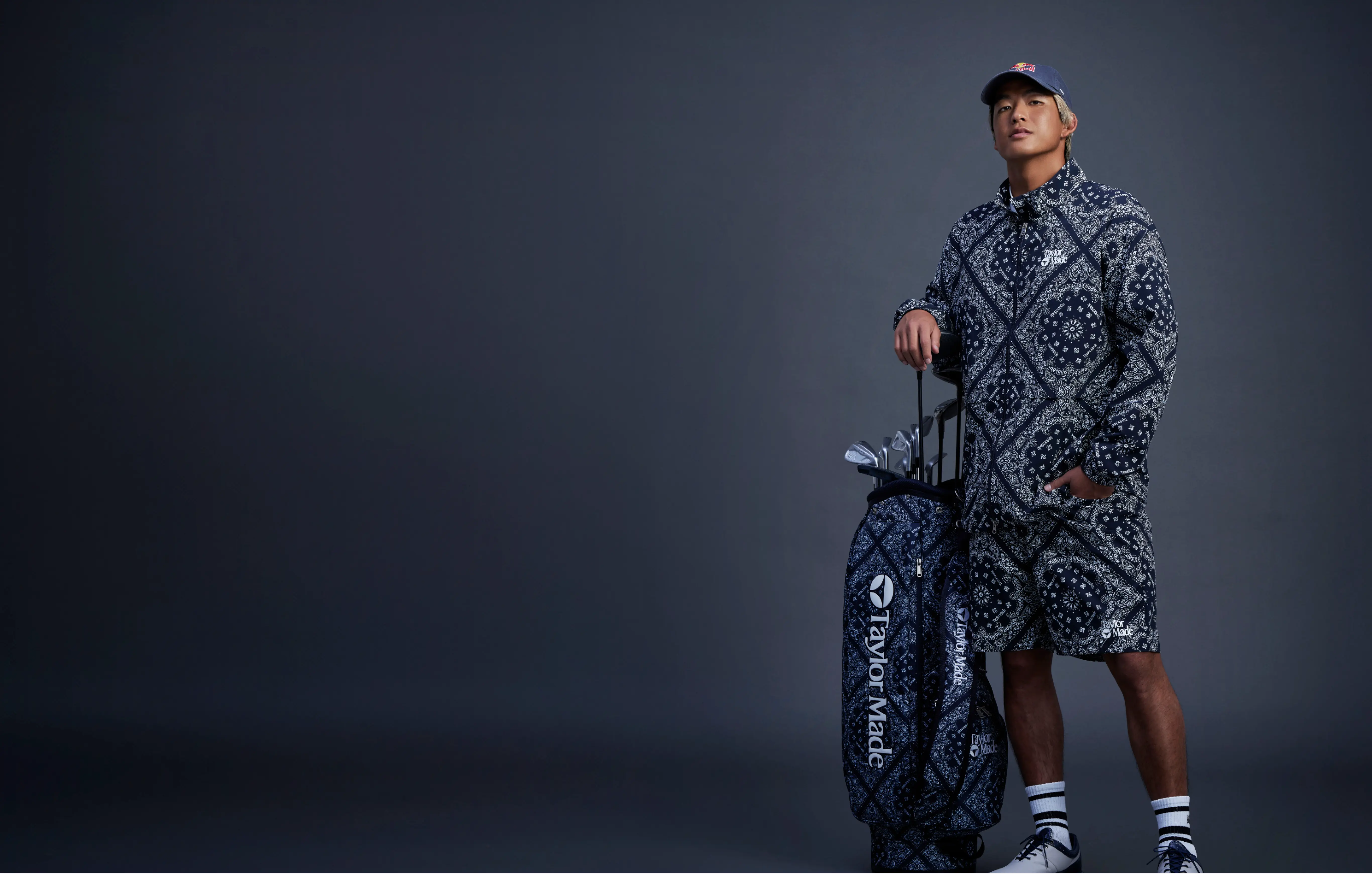 TaylorMade H e r i t a g e キャディバッグ バンダナ柄 TaylorMade H