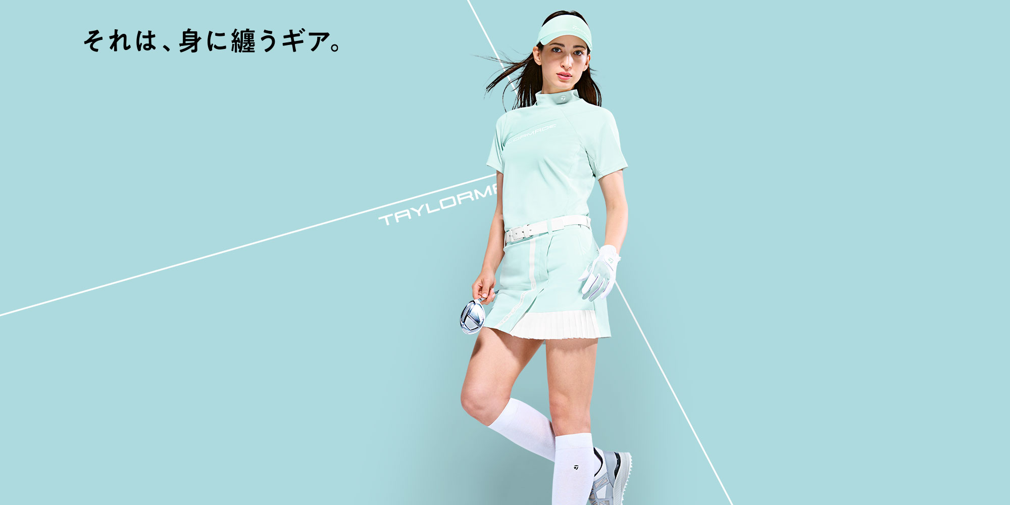 テーラーメイド　レディースポロシャツ　フレアスリーブ　XS 未使用タグ付き テーラーメイド レディースポロシャツ フレアスリーブ XS 未使用タグ