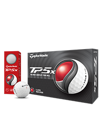 【再値下げ】ツアーステージバック＆TaylorMade TP5Xボールセット TaylorMade TP5X Golf Balls 12pk, White, 5-Layer Tour Ball